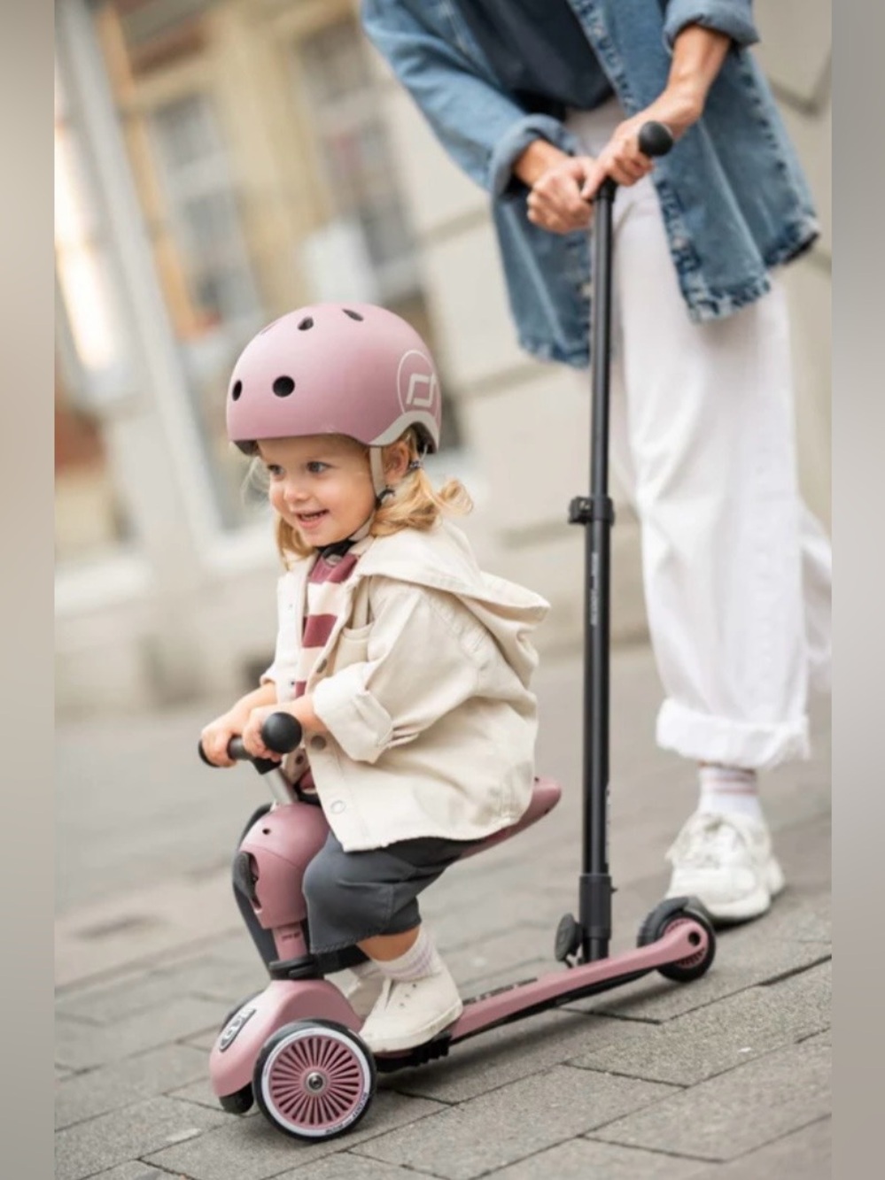 NEW (Never Used) Scoot and Ride Wildberry Helmet, Size XXS-S / Age 1-4 yo